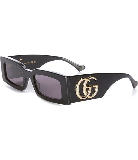 octagonal glasses gucci|gucci generation 53mm rectangular sunglasses.